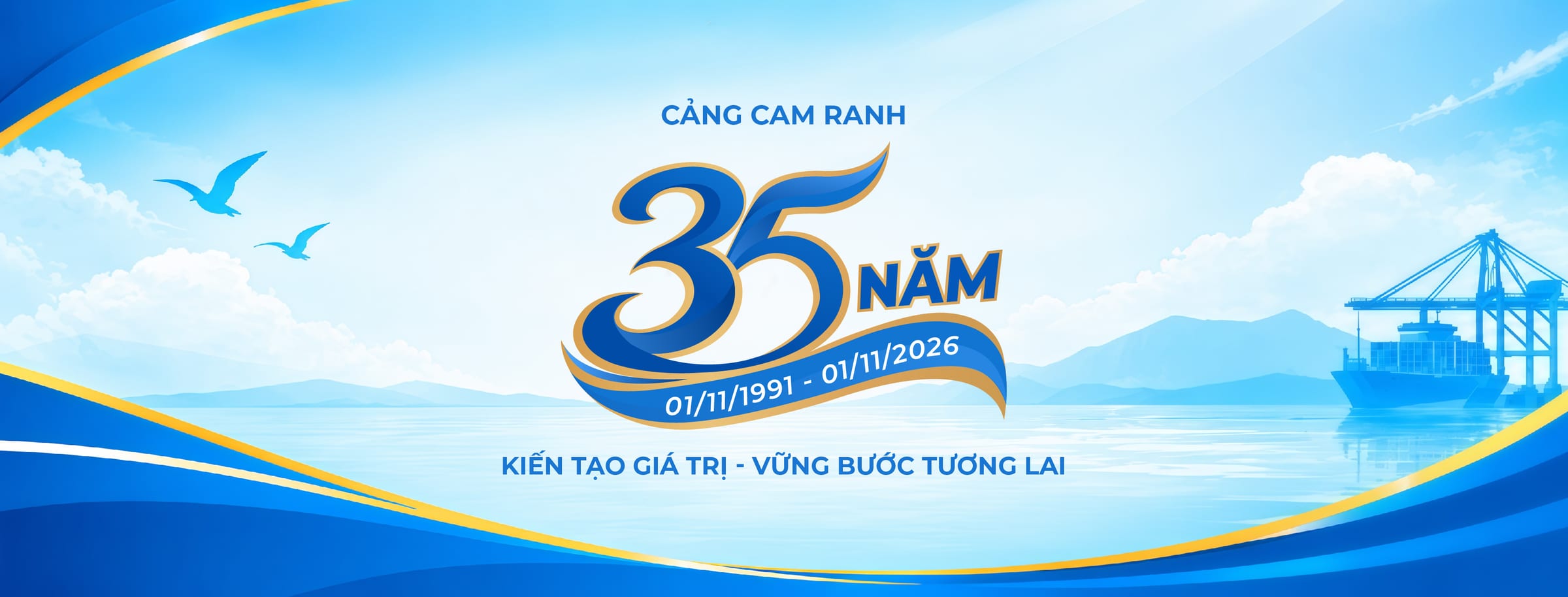 Cảng Cam Ranh 35 năm — Kiến tạo giá trị, vững bước tương lai